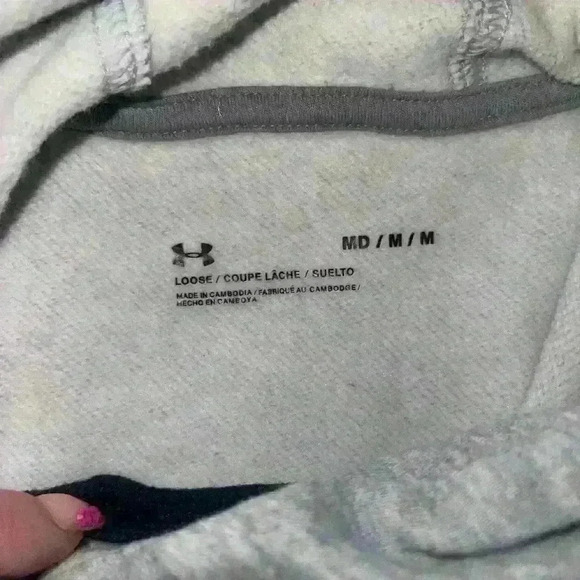 Light Grey Under Armour Hoodie - Picture 5 of 5